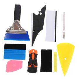 Outanaya 10 Pcs Car Vinyl Film Tools Kit for Window Tint and Wrap Installation Resistant Materials Compact Design for Efficient Smooth Application Car Windows and Stickers