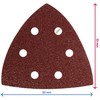 Robin Goods® 93 x Sandpaper for Triangular Sanders - Sanding