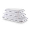 Vibe Essential Gel Memory Foam Pillow, Queen, White