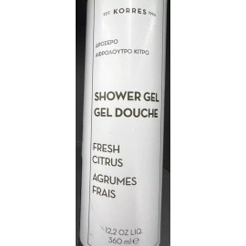 KORRES 2 Bottles Gilbert & Soames Korres Fresh Citrus SHOWER GEL 12.2oz Each NEW