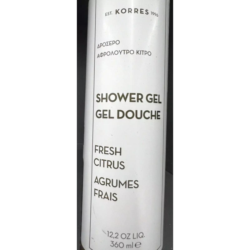 KORRES 2 Bottles Gilbert & Soames Korres Fresh Citrus SHOWER