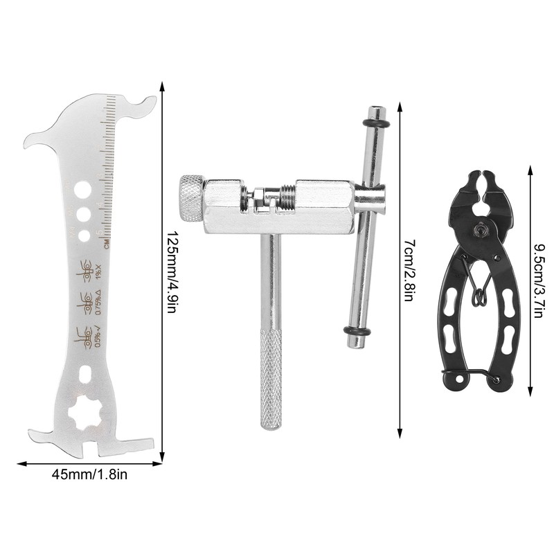 Bike Chain Plier Cutter Checker Repair Tool Kit Quick Detachable