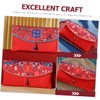 Operitacx Wedding Red Envelope Silk Red Envelopes Hong Bao for