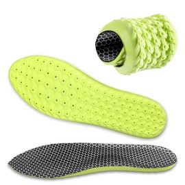 (Physical The's Supervision) Insole, Arch Support, 3D Design, Arch Support, High Resilience, Ultra Lightweight, Honeycomb Construction, Considerable Shock Absorption, Anti-Slip Technology,