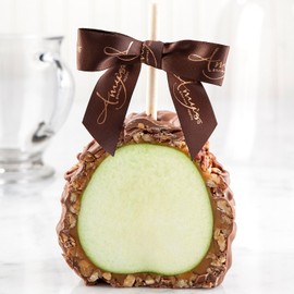 Pecan Turtle Caramel Apple w/ Dark Belgian Chocolate