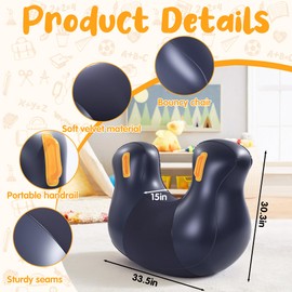 BALAPET Inflatable Sensory Chair for Kids,Soft Squeeze Seat Calming Tool for Special Need Child Ultra-Durable Sensory Seeking Equipment for Kids Calming Compression, Sensory Room Must Have Toys Gifts