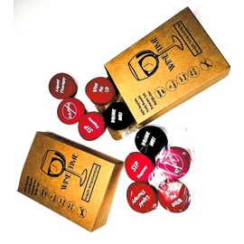 Twin Gift Pack Novelty Silicone Wine Stoppers (5 Toppers per giftbox)