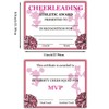 30Pcs Cheerleading Award Certificates 8.5x11inch End of Season Cheerleading Team