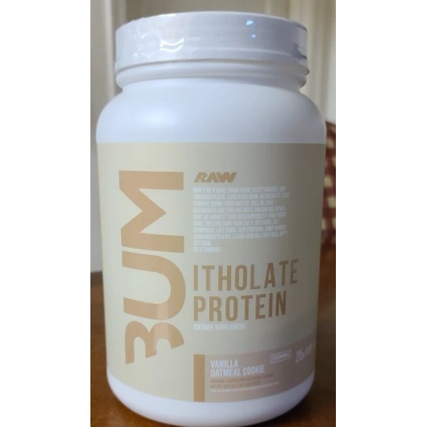 Unbranded Raw Nutrition BUM Itholate Protein Powder Vanilla Oatmeal Cookie