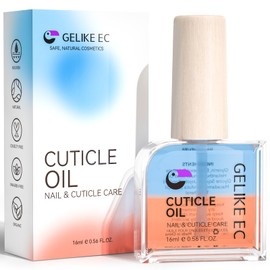 Gelike ec Cuticle Oil Nail: Pflege für Nägel & Nagelhaut Nagelöl für Nagelpflege Mit Bio-Ölen & Vitamin E Vegan Glättet und Stärkt Nährende Nägel 16ml Pfirsich