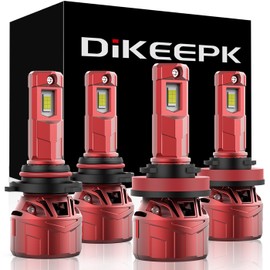 DIKEEPK 9005 H11 Bulbs for Ford 2023 2024 2025 F250 F350 F450 F550 Super Duty XL XLT, 600% Brighter 6500K Cool White Fog Lights Pack of 4