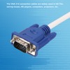 MECCANIXITY 10M/33ft Male-to-Male VGA Cable for Computer, Projector