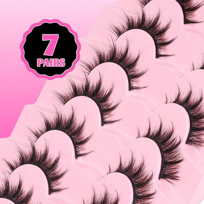 Veleasha Lashes Manga Eyelashes Cat Eye Lashes Spiky Eyelash C