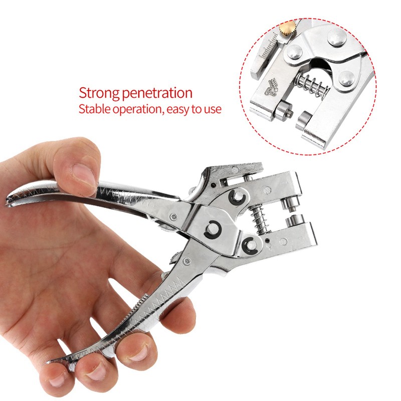 Rivet Setter Punch Pliers Belt Holes Eyelet Setting Tool with