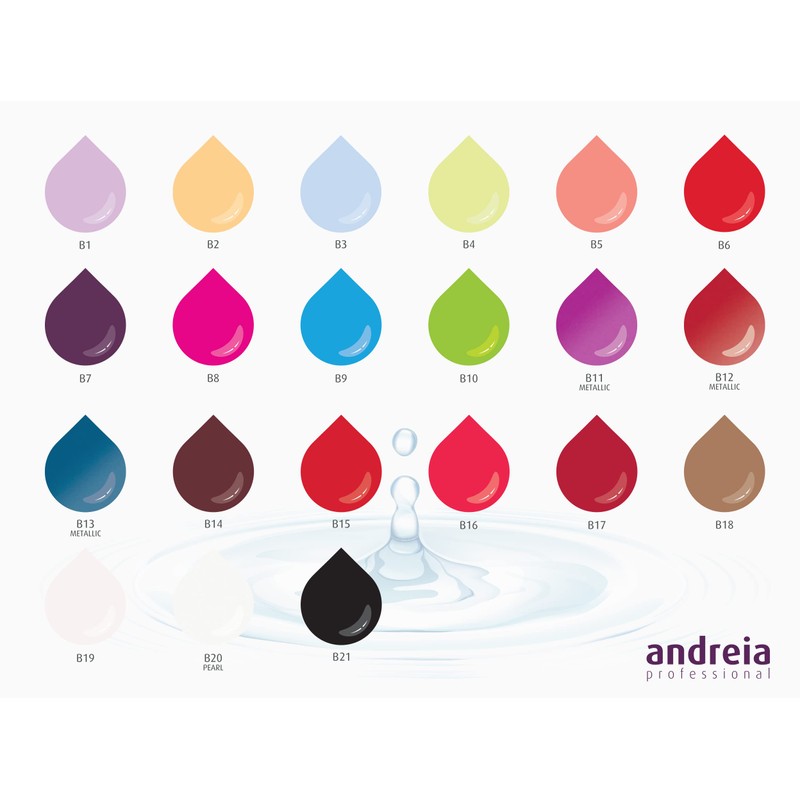 Andreia Halal Breathable Base Coat - Wasserdurchlässig - Schattierungen von