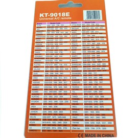 Bestol 4000 in 1 Universal Air Conditioner Remote Control KT-9018E LCD AC Fernbedienung