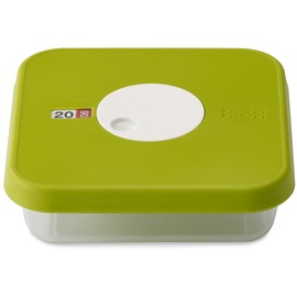 Joseph Joseph Dial Storage Container with Datable Lid, Green, 0.9 Litre