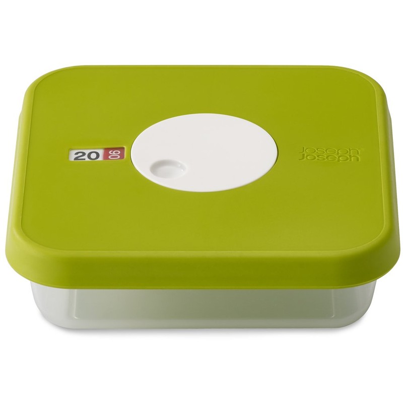 Joseph Joseph Dial Storage Container with Datable Lid, Green, 0.9