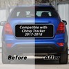 GEEGEETOP Red Lens LED DRL Rear Reflector Bumper Fog Light