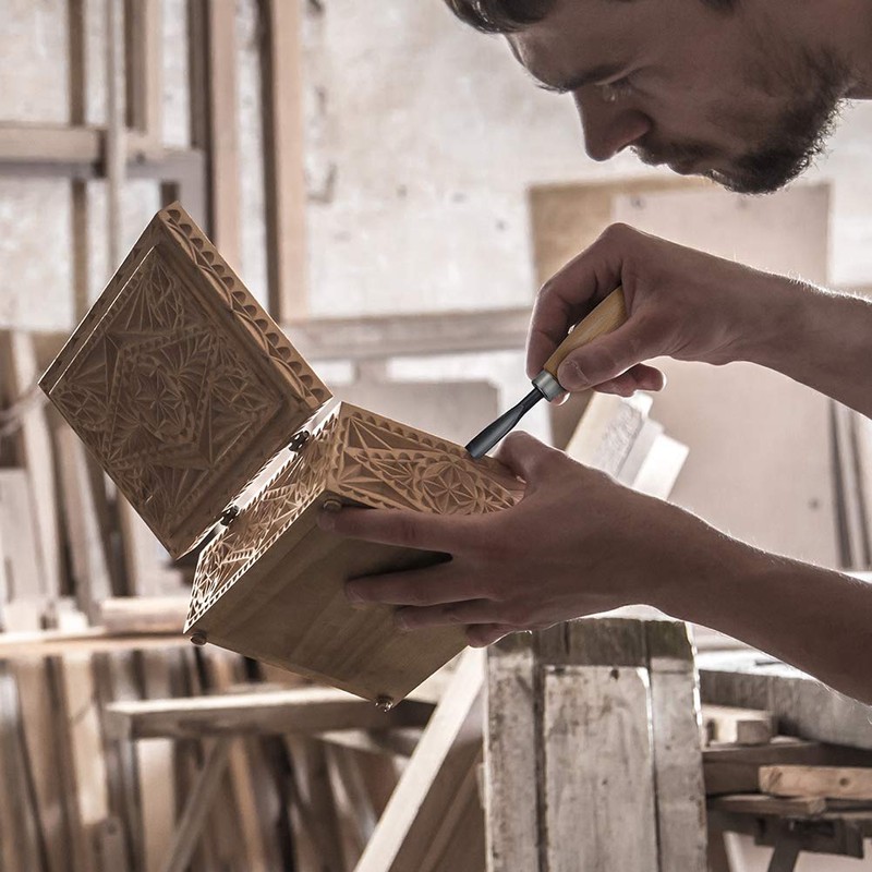 WAYCOM 24PCS Wood Knife Kit Set Wood Carving Kit,Professional Chisel