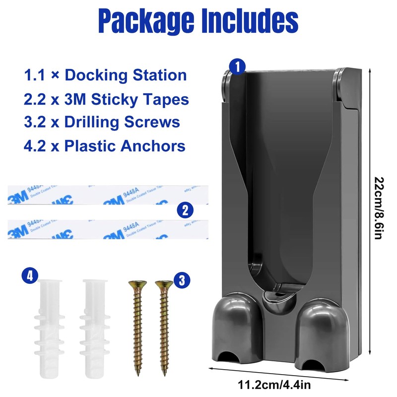 Moupaa Ladestation Dockingstation Halterung für Dyson V12 Detect Slim /V12