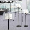 Portable Floor Lectern Podium Stand for Speech, Presentation, with Black
