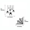 XTRAYXRAY Corner Spider Web Decal Sticker Spider Sticker Cobweb Spiders