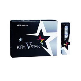 Kasco Golf Ball KIRA STAR V Killer V Unisex Killer VN White Best Head Speed: 25-45 2 Piece Ball: 1 Core + 1 Cover