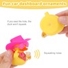 Fukaisu 2pcs Novelty Rubber Ducks, Cool Rubber Ducky with Sunglasses,