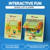 Kidrox Sensory Learn Professions Bilingual Flash Cards for Toddlers 2+