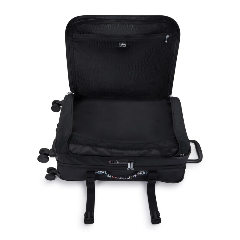 Kipling Women's Spontaneous Medium Softside Spinner Wheel Luggage, Integrated TSA