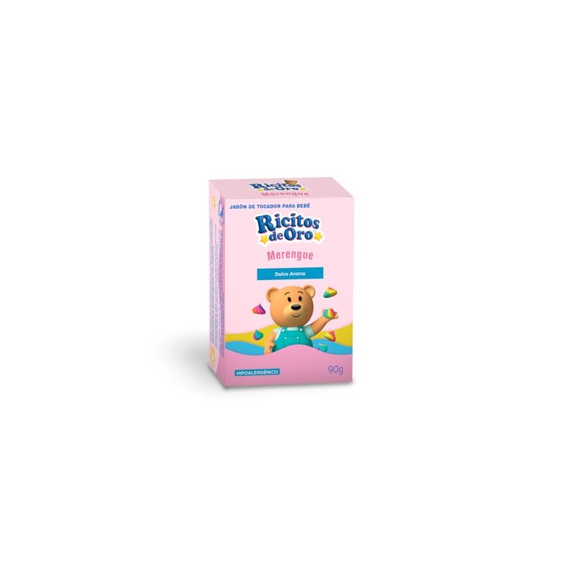 Ricitos de Oro, Jabón Corporal en barra Merengue, 90 g