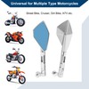 Hihaha Motorcycle Rear View Mirrors Bar End Side Mirrors Mount