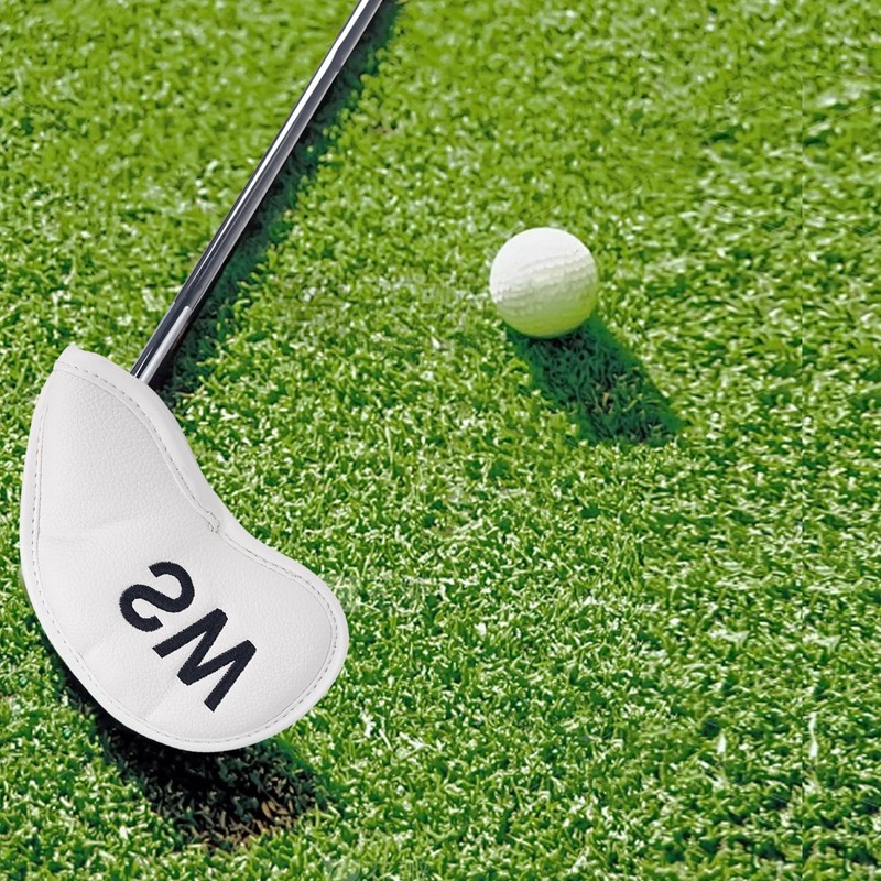 Andux 5Pack PU Golf Wedge Irons Club Head Covers NO.