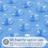 (Clear Blue) - Yimobra Non Slip Square Bath Mats for