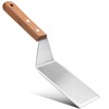 Stainless Steel Spatula with Wooden Handle, 11 x 2.7 Inches,