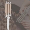 Three Barrel Curling Iron Salon Hairstyling Waver Hair Crimper Hairdressing