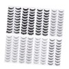 Healeved 80pairs False Eyelashes Strip Styles Full Lashes Natural Eyelashes