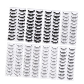 Healeved 80pairs False Eyelashes Strip Styles Full Lashes Natural Eyelashes Makeup Extensions Clusters Lashes Pack