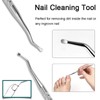 Ingrown and Nail File, Professional Double-Sided Ingrown Toenails Kit, Nail