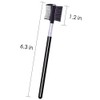 4 PCS Eyebrow Brush and Comb,Makeup Eyelash Comb,Portable Spoolie Brushes