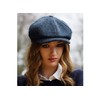 Hanna Hats Donegal Tweed JP Gorra Irlandesa plana Gorra Newsboy