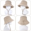 Bucket Hats for Woman Khaki Summer Beach Sun Hats Women