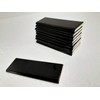 Black 2x6 in Ceramic Tile Bullnose Trim Edge 2 x