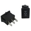 Lumonic 5 x Plastic Rocker Switch 21 x 15 mm