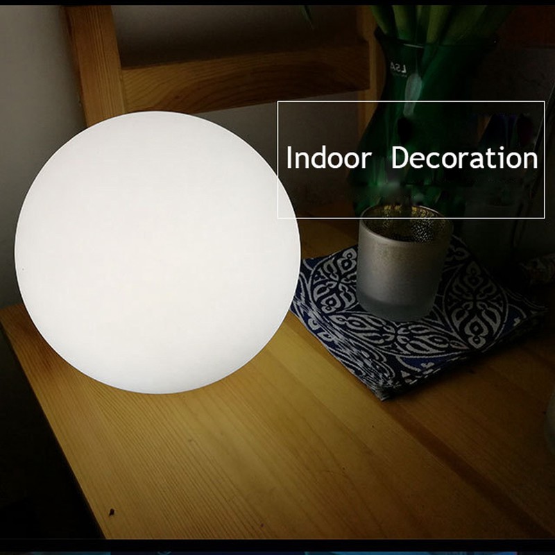 LED Round Lamp RGBW 24Key Remote Control 16Color Dimmable 4Mode