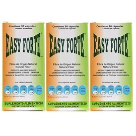 EASY FIGURE FORTE FIBRA DE ORIGEN NATURAL 30 CAPS 3 PACK