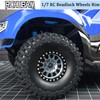 RCHUBAM 1/7 RC Beadlock Wheels Rim 4PCS RC Rock Crawler