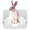 Small Animals Pet Cage Litter Box Toilet Tray Pan ABS