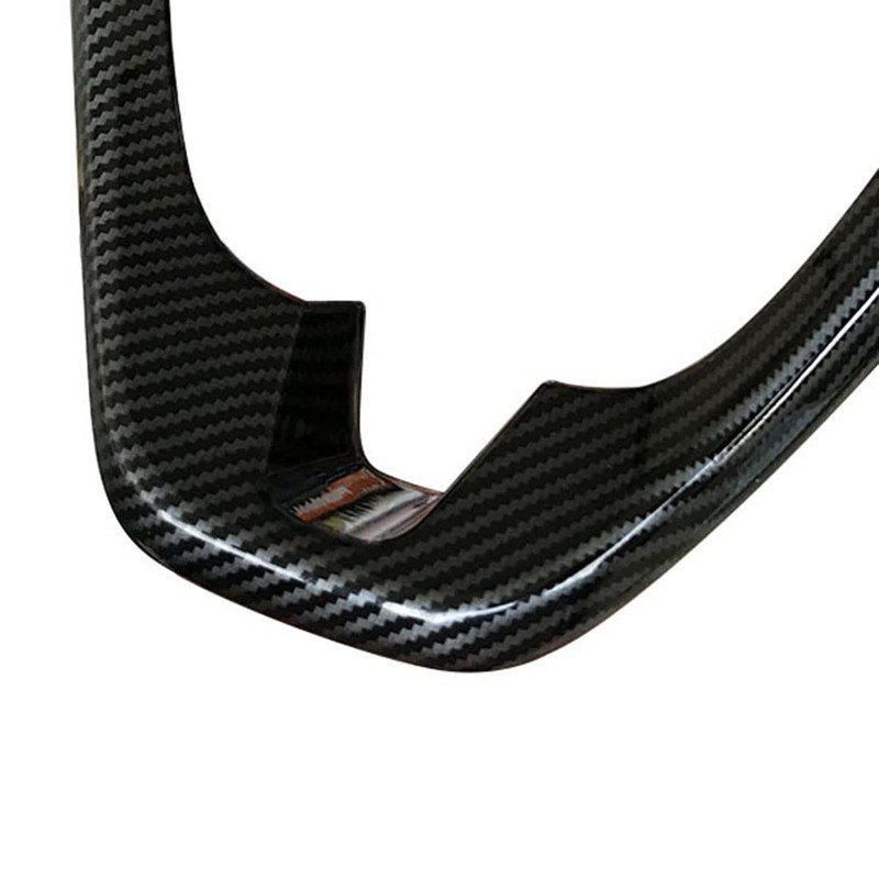 ruihe Carbon Fiber Color Steering Wheel Cover Trim Fit for
